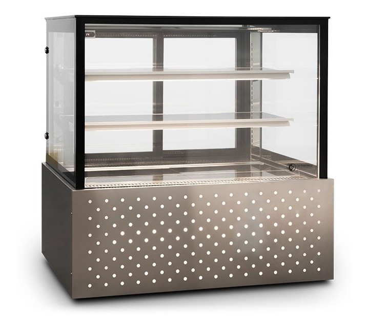 [DF-ECR180S] Heladera ITALY C/ Recta 1,80 mts, Equipada 3/4 HP Frente Acero Inox 304 (185x74x130)