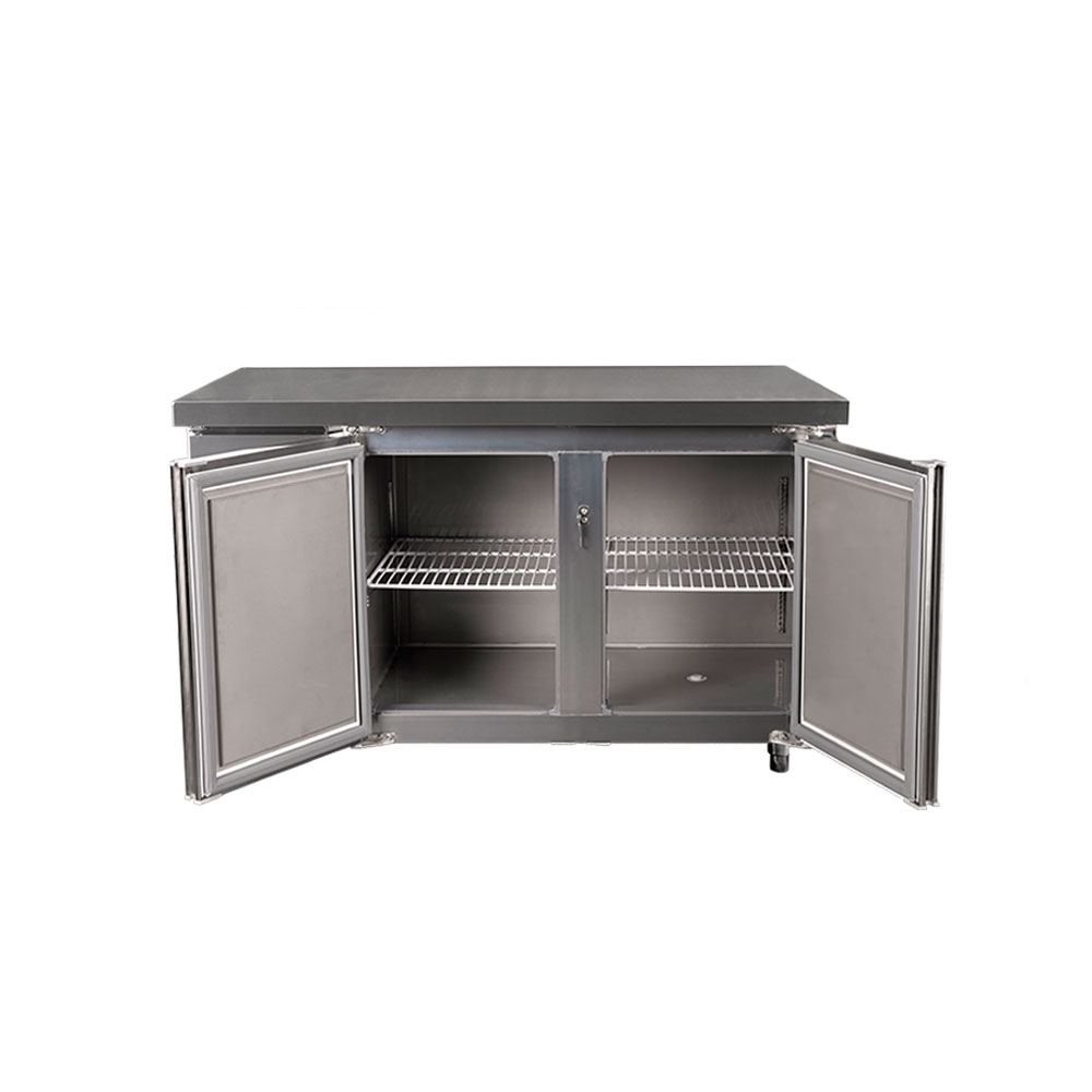[DF-FM140PC] Freezer Mostrador ITALY C/ Puertas,1,40 Mts 275 Lts, Acero (1400x600x900)